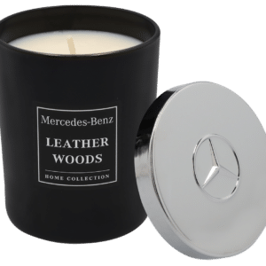 Geurkaars Leather Woods